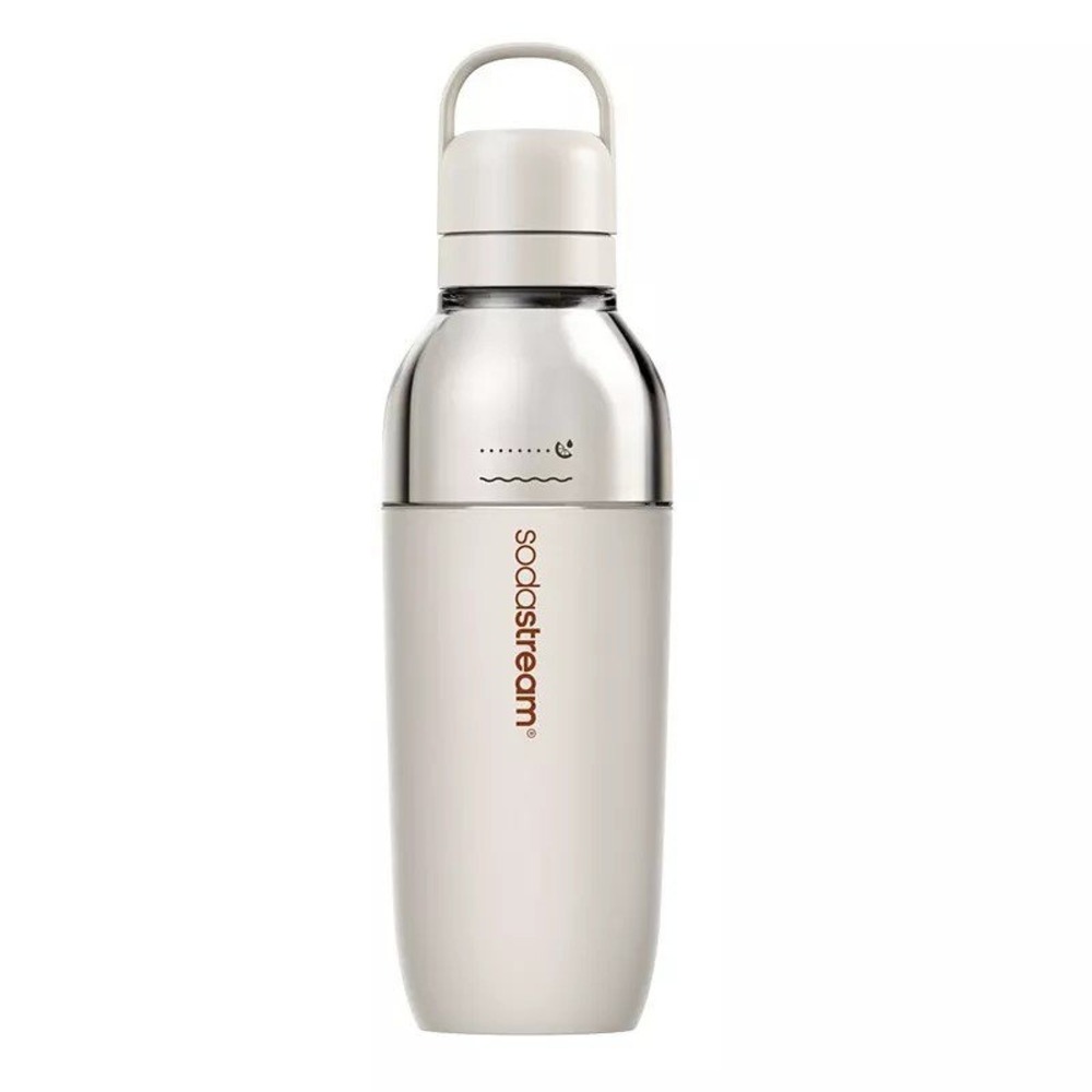SodaStream Sodastream Fizz & Go Easy Mix Insulated Stainless Steel Bottle Sand
